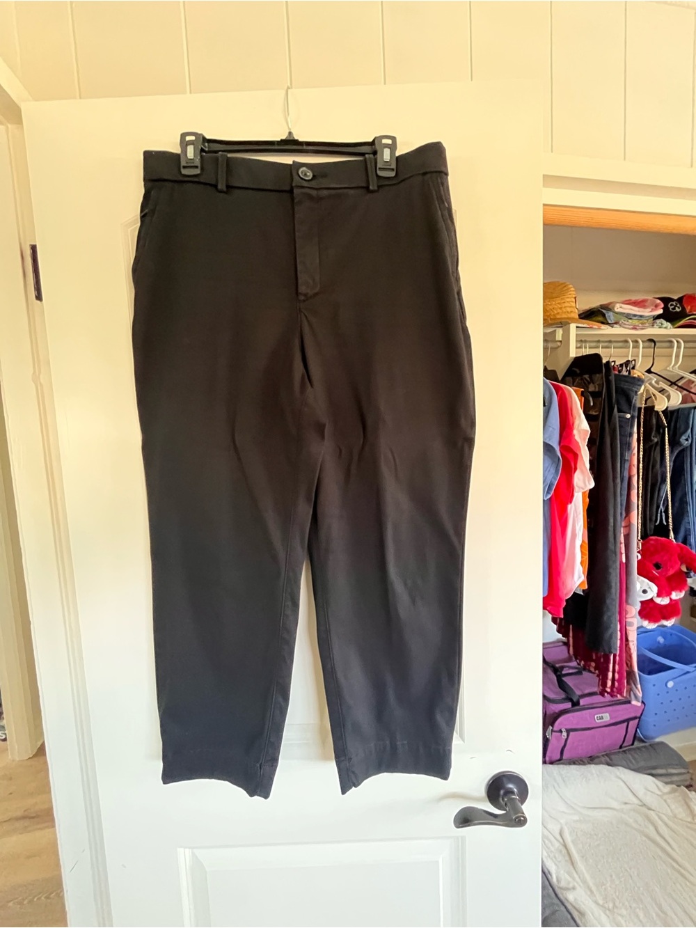 SPANX Women’s Black Slim Stretch Chinos